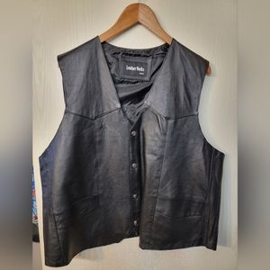 Men's XL leather vest.